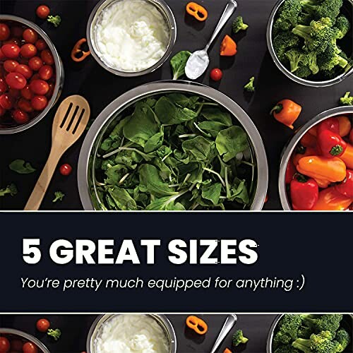 WHYSKO Stainless Steel Mixing Bowls Set